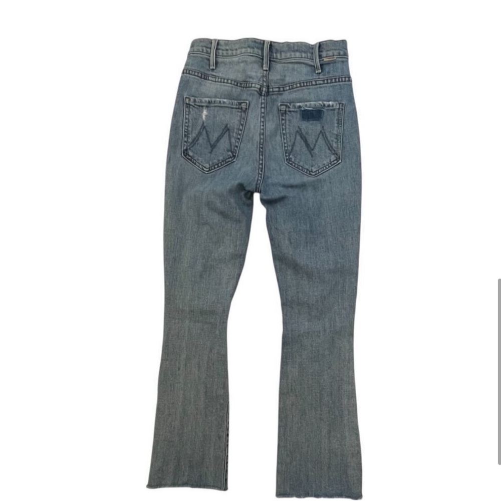 MOTHER the hustler ankle fray distressed Jean